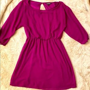 Express magenta dress